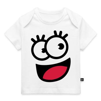 funnyface - Baby Premium Organic T-shirt - white - Front