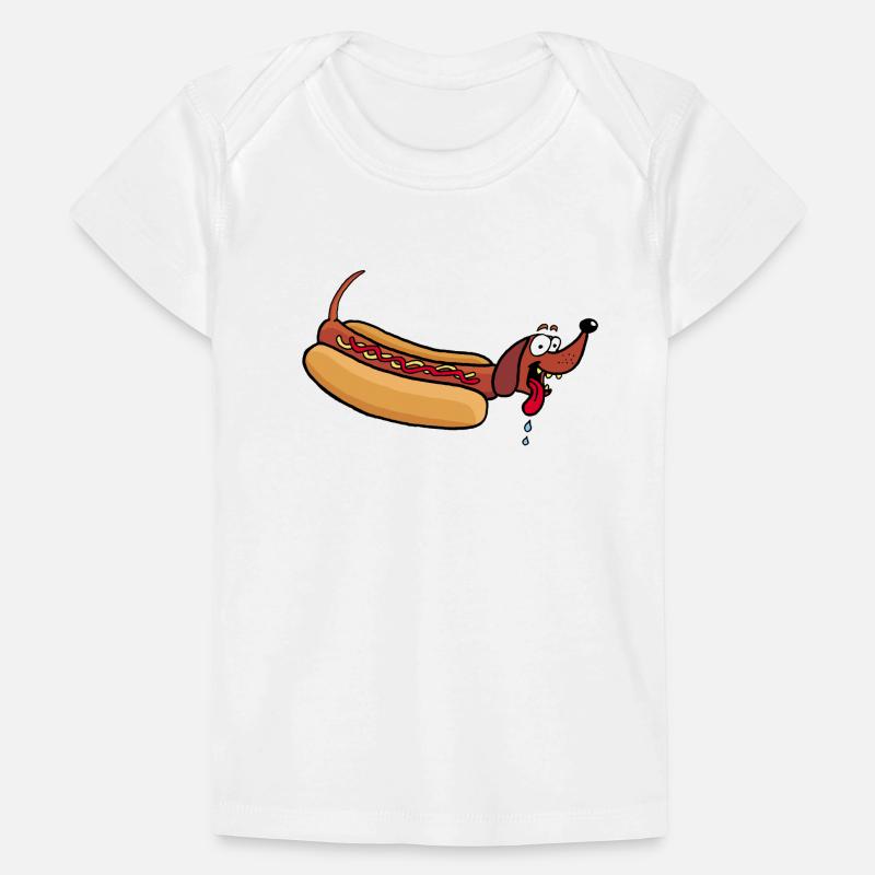 Chien chaud T-shirt Premium bébé bio