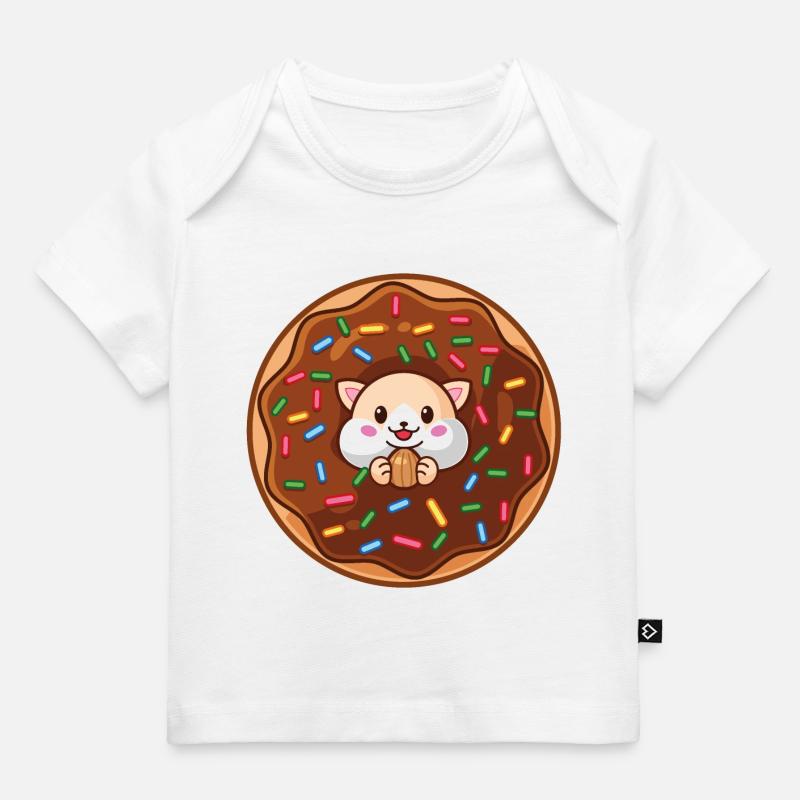 Donut Hamster par moodrush - T-shirt Premium bébé bio - blanc
