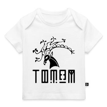 Schwarzwildtier-Totem - Baby Premium Organic T-Shirt - Weiß - Vorne