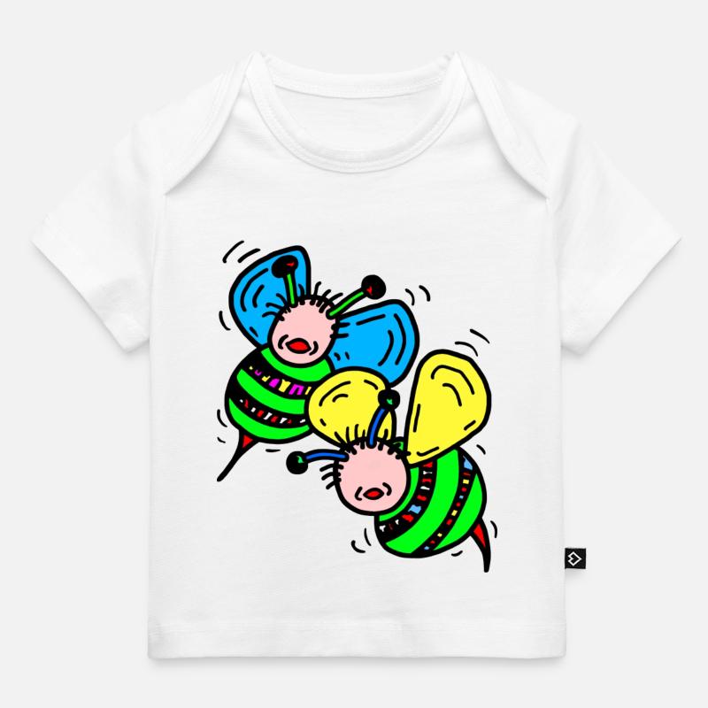 Abeilles - T-shirt Premium bébé bio - blanc
