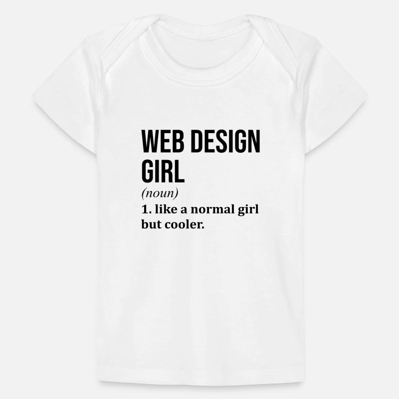 Conception de sites Web T-shirt Premium bébé bio