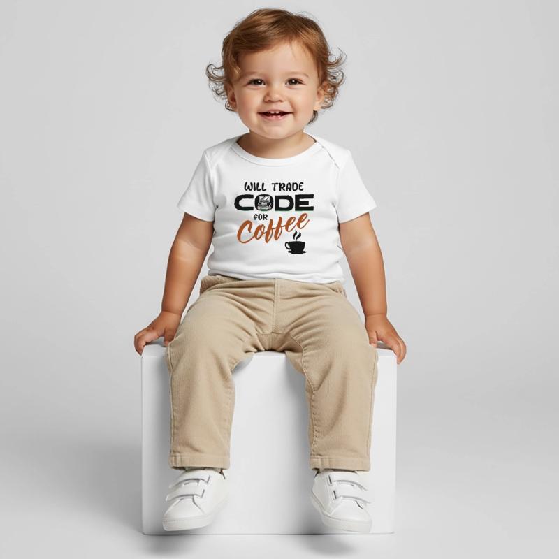 Développeur de déclaration de code Computerfreak Informatik T-shirt Premium bébé bio