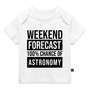 astronomie - T-shirt Premium bébé bio - blanc - Devant