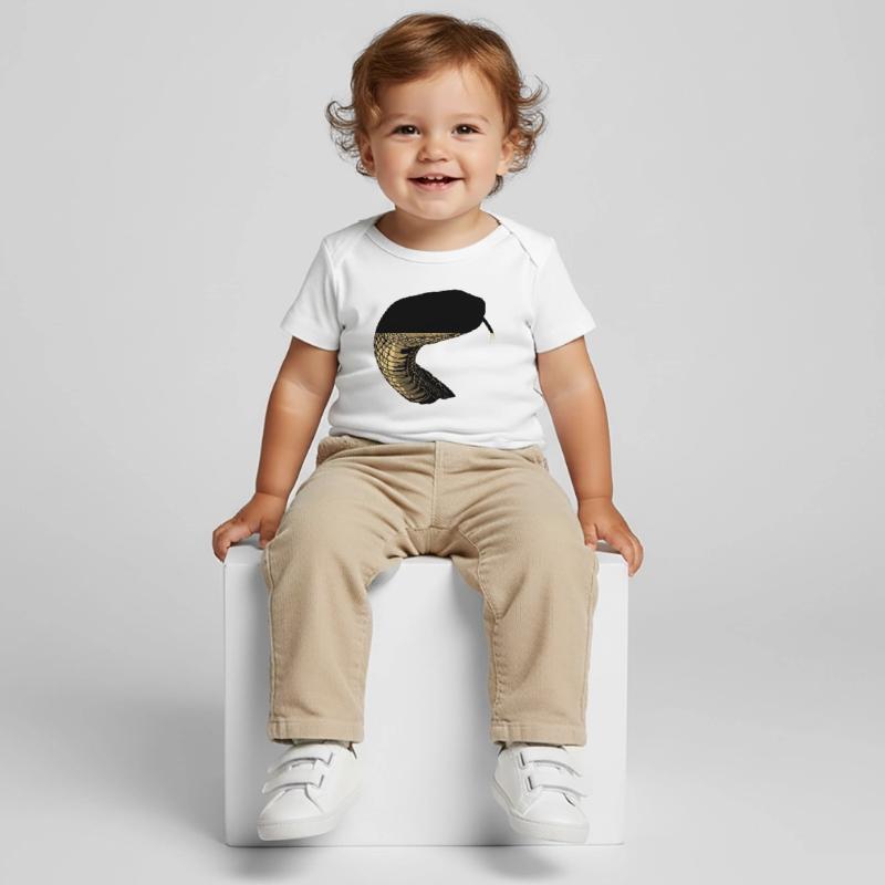 Serpent Python Cobra Mamba Serpent à sonnettes Serpent T-shirt Premium bébé bio