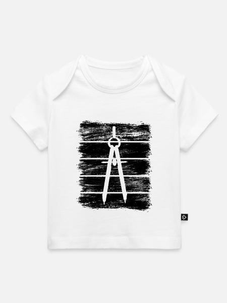 Architektur Zirkel - Baby Premium Organic T-Shirt - Weiß