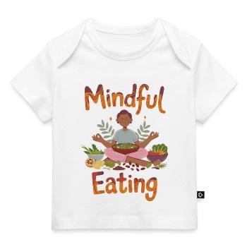 Manger consciemment, vivre sainement - T-shirt Premium bébé bio - blanc - Devant