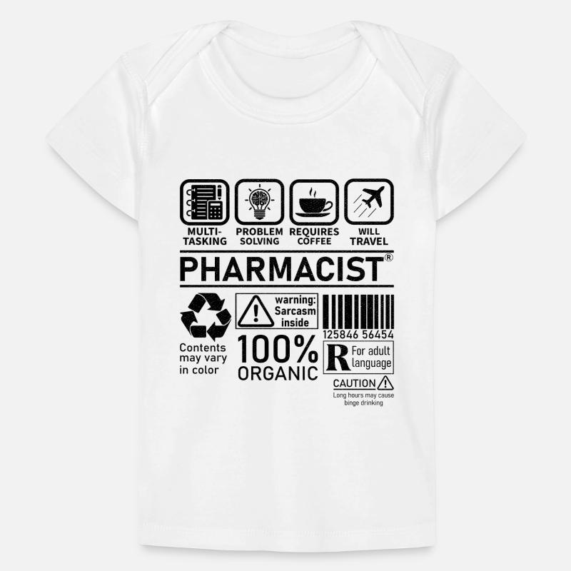 Pharmacist multi tasking problem solving Baby Premium Organic T-Shirt