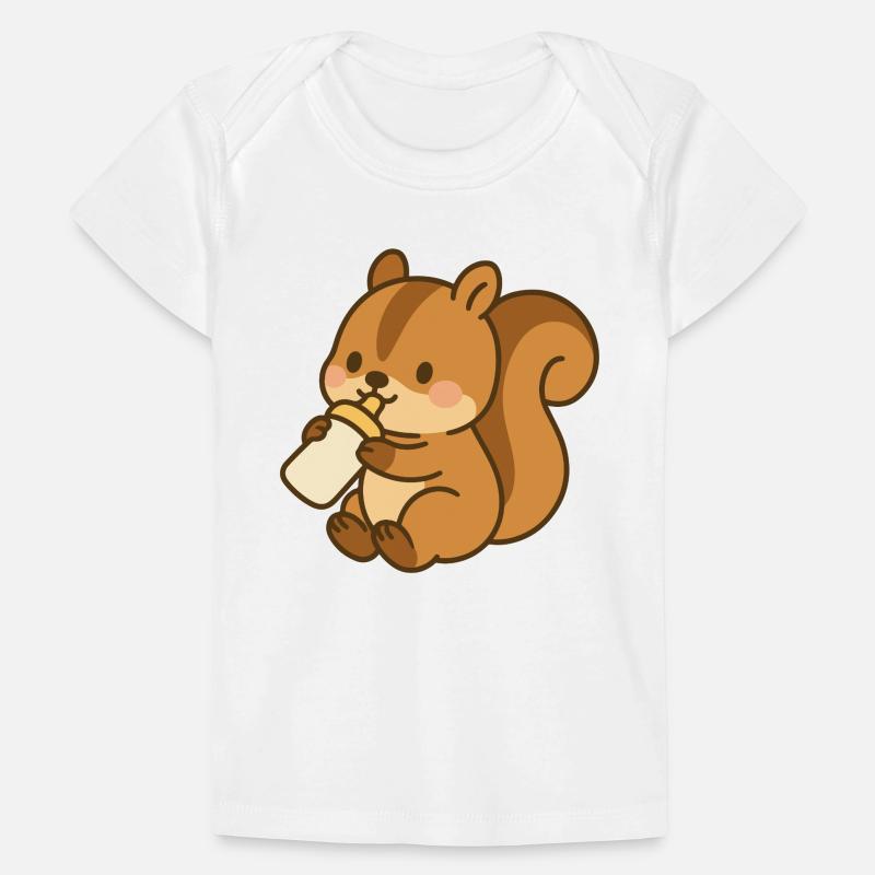 Fläschchen-Flauschehörnchen Baby Premium Organic T-Shirt