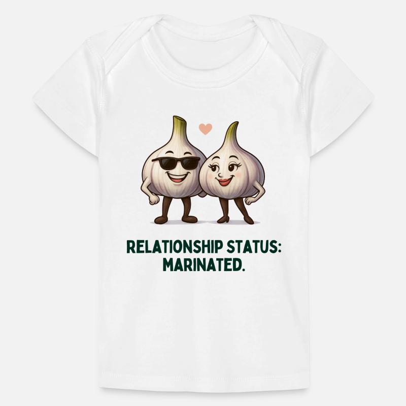 Garlic Relationship Status Marinated Cartoon Baby Premium Organic T-shirt