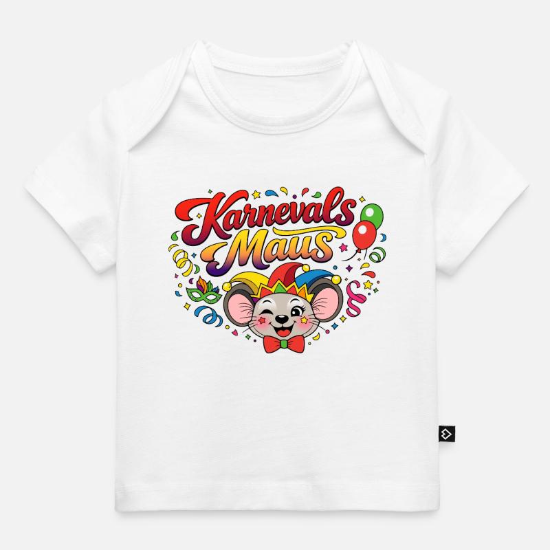 Costume de la souris de carnaval - T-shirt Premium bébé bio - blanc