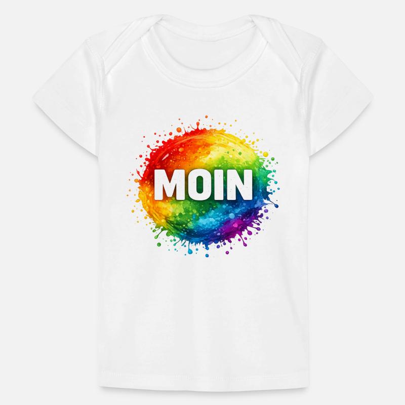 Moin dans la cascade arc-en-ciel T-shirt Premium bébé bio