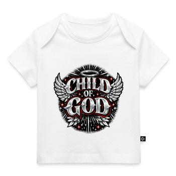 Child of God Streetwear - Baby Premium Organic T-Shirt - Weiß - Vorne