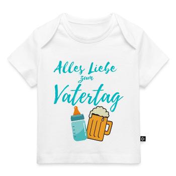 Baby Vatertag 18 - Baby Premium Organic T-Shirt - Weiß - Vorne