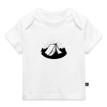 Wild camping - T-shirt Premium bébé bio - blanc - Devant