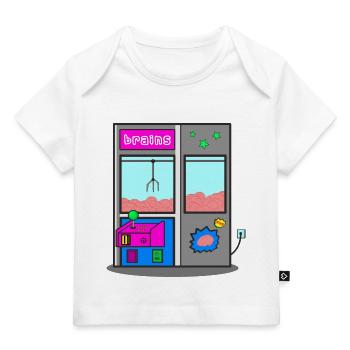 Brain Game Gripper Automate Gripper Fun Fair Automate - T-shirt Premium bébé bio - blanc - Devant