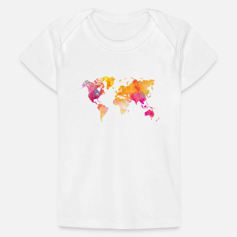world map Baby Premium Organic T-shirt