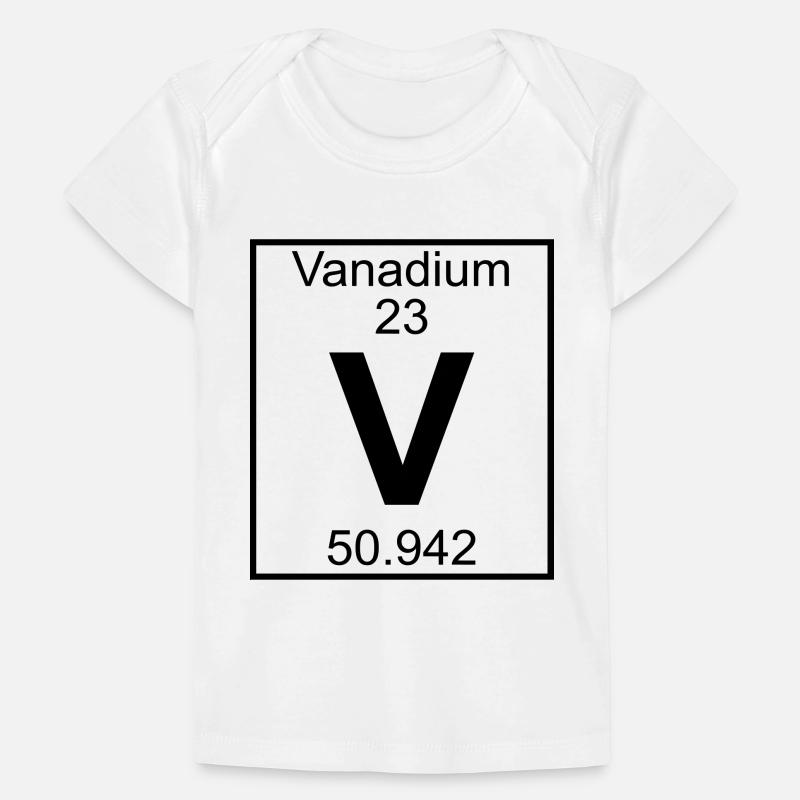 Periodic table element 23 - V (vanadium) - BIG Baby Premium Organic T-Shirt