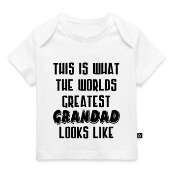 Worlds Greatest Grandad - Baby Premium Organic T-shirt - white - Front