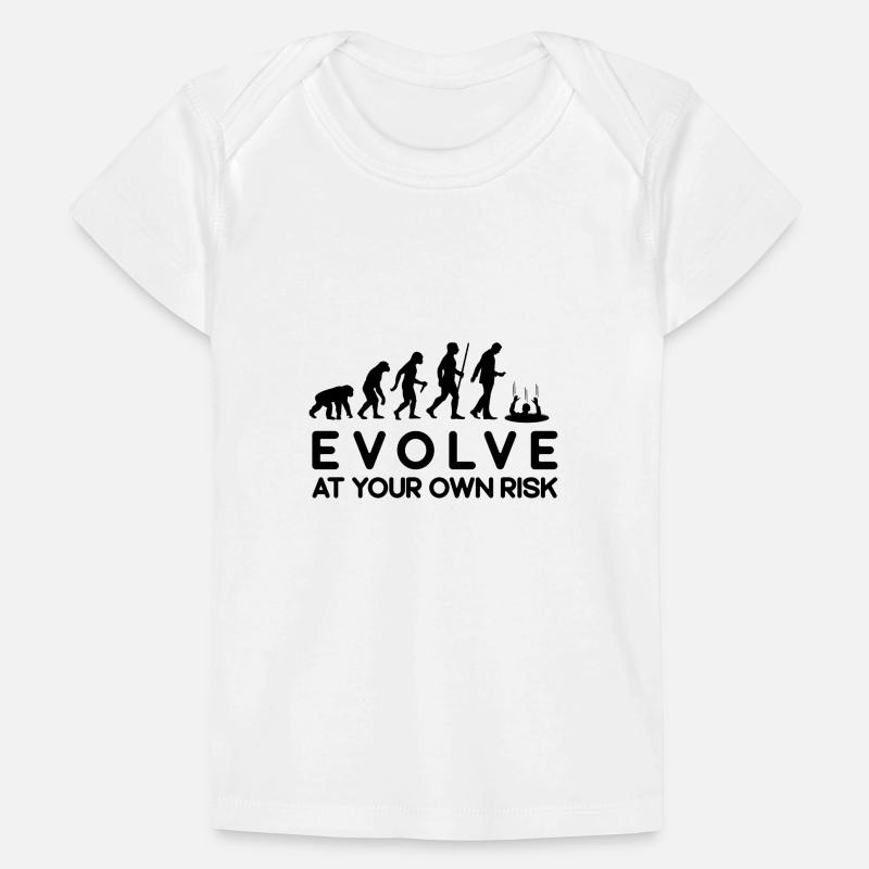 Evolutionsrisiko Die Entwicklung erfolgt auf eigenes Risiko Baby Premium Organic T-Shirt