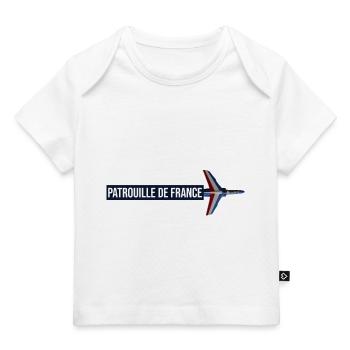 Patrouille de France meeting aérien armée de l'air - T-shirt Premium bébé bio - blanc - Devant