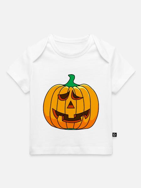 kürbis - Baby Premium Organic T-Shirt - Weiß
