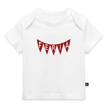 FERIA Banderole rouge - T-shirt Premium bébé bio - blanc - Devant