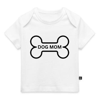 Chien Maman Os Chien - T-shirt Premium bébé bio - blanc - Devant