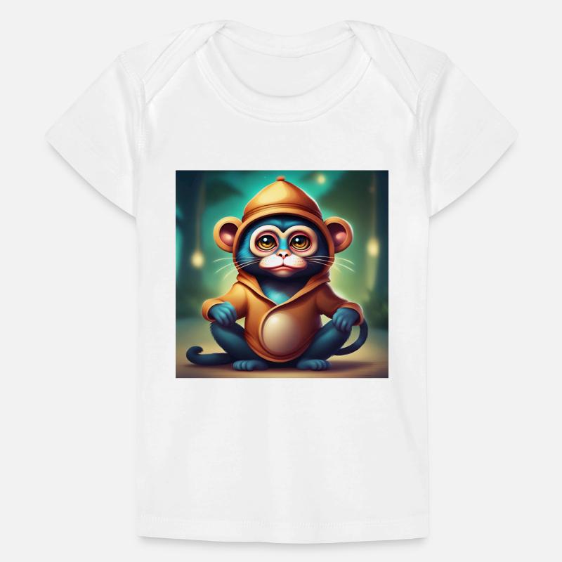 Katzen Äffchen Baby Premium Organic T-Shirt