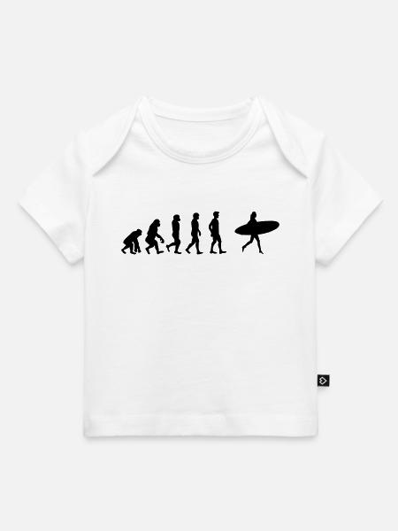 Surfergirl - Baby Premium Organic T-Shirt - Weiß