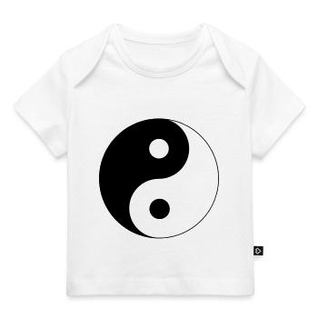 le yin et le yang - T-shirt Premium bébé bio - blanc - Devant
