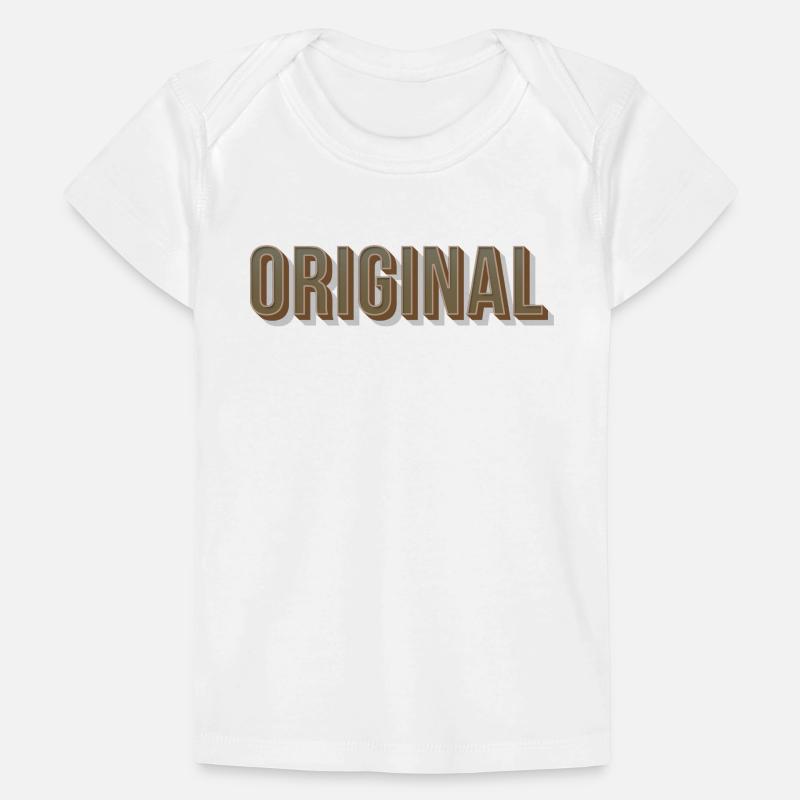 original schrift einzigartig selbstbewusst einmali Baby Premium Organic T-Shirt