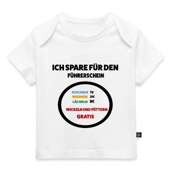 Führerschein Baby - Baby Premium Organic T-Shirt - Weiß - Vorne