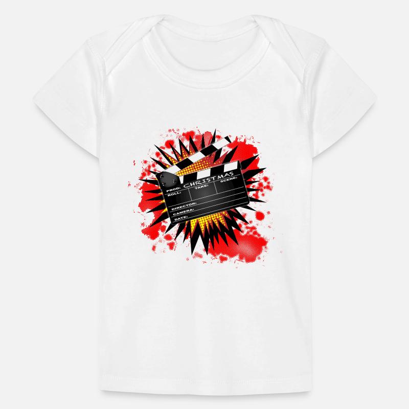Christmas Clapperboard Baby Premium Organic T-shirt