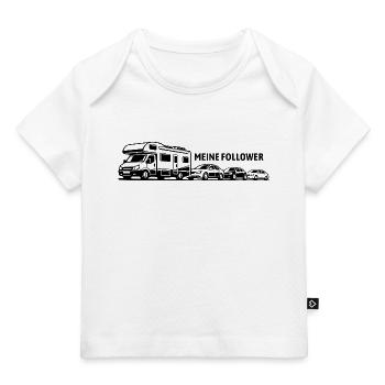 Ich und meine Follower - Wohnmobil - Stau - Baby Premium Organic T-Shirt - Weiß - Vorne