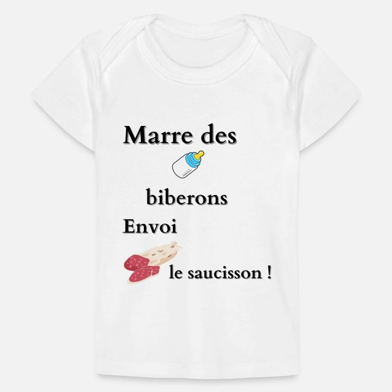 Vive le saucisson ! T-shirt Premium bébé bio