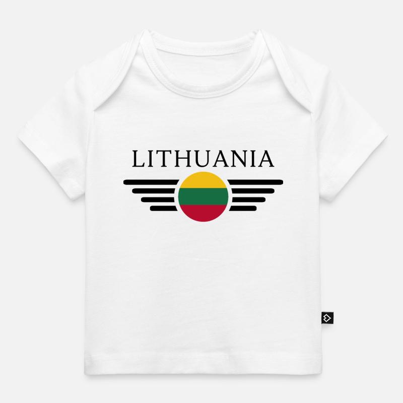 T-shirt de style lituanien - T-shirt Premium bébé bio - blanc