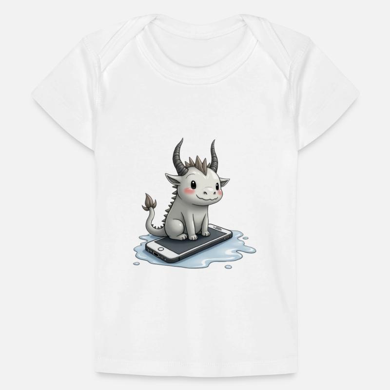 cute mythical creature on iPhone Baby Premium Organic T-Shirt