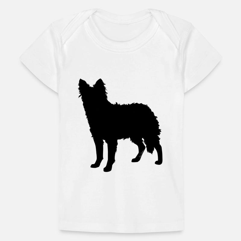 Regenbogen Mudi Schwarz Baby Premium Organic T-Shirt