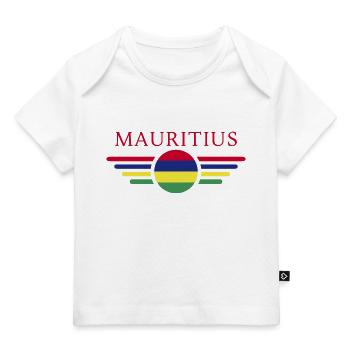 I Love Mauritius, Elegance Style Design T-Shirt - Baby Premium Organic T-shirt - white - Front