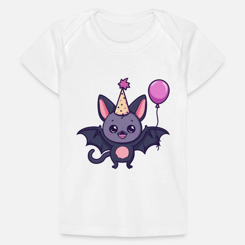 Bat Birthday Comic Cute Baby Premium Organic T-shirt