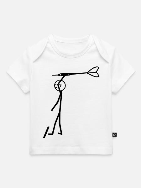 Dart - Baby Premium Organic T-Shirt - Weiß