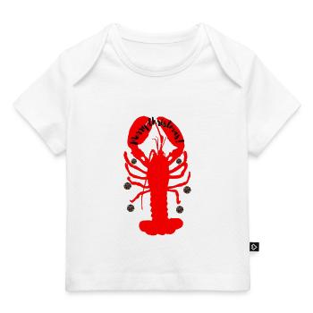 Weihnachts-Hummer - Christmas Lobster - Baby Premium Organic T-Shirt - Weiß - Vorne
