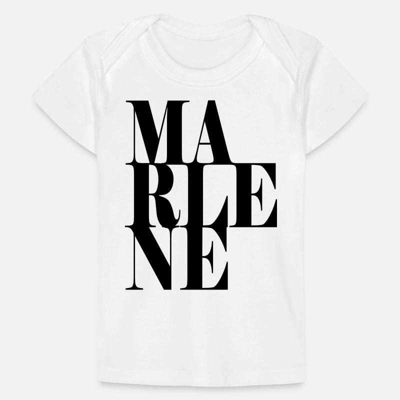 Marlene Surname First name Modern font Word Art Baby Premium Organic T-shirt