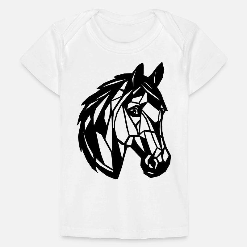 Pferdekopf Baby Premium Organic T-Shirt