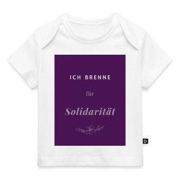Solidaritaet - T-shirt Premium bébé bio - blanc - Devant