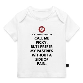 Pain-Free Pastry - Baby Premium Organic T-shirt - white - Front
