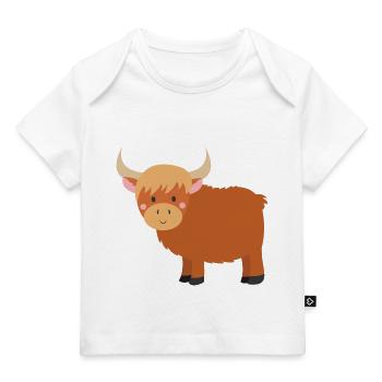 Highland cattle - Baby Premium Organic T-shirt - white - Front