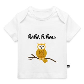 Body bébé bébé hibou idée cadeau - T-shirt Premium bébé bio - blanc - Devant
