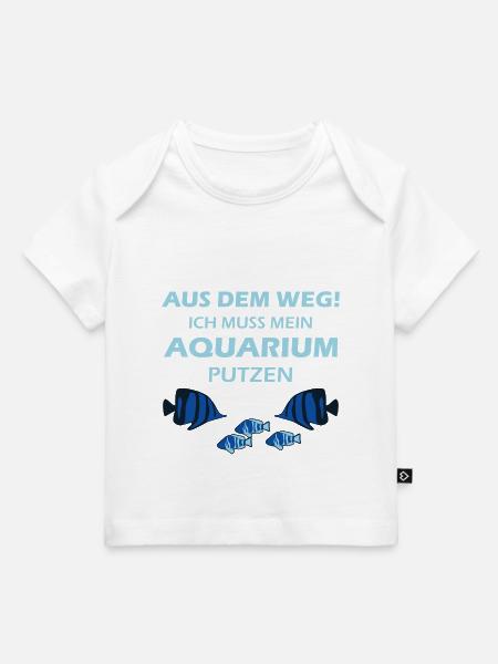 Aquarium Aquarianer - Baby Premium Organic T-Shirt - Weiß